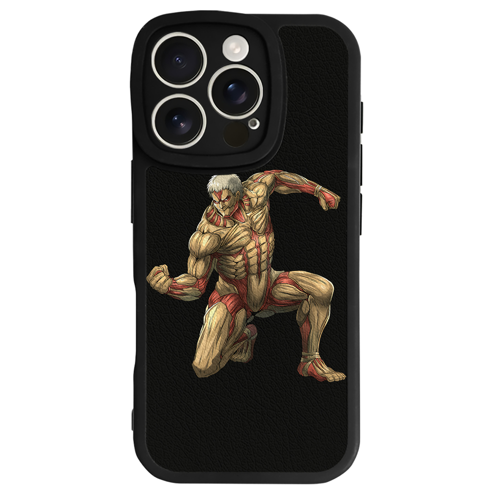 （画像用） 進撃の巨人 Attack on Titan 【iPhone 16シリーズ対応】シリコンスマホケース（レザー調） 材質：シリコン